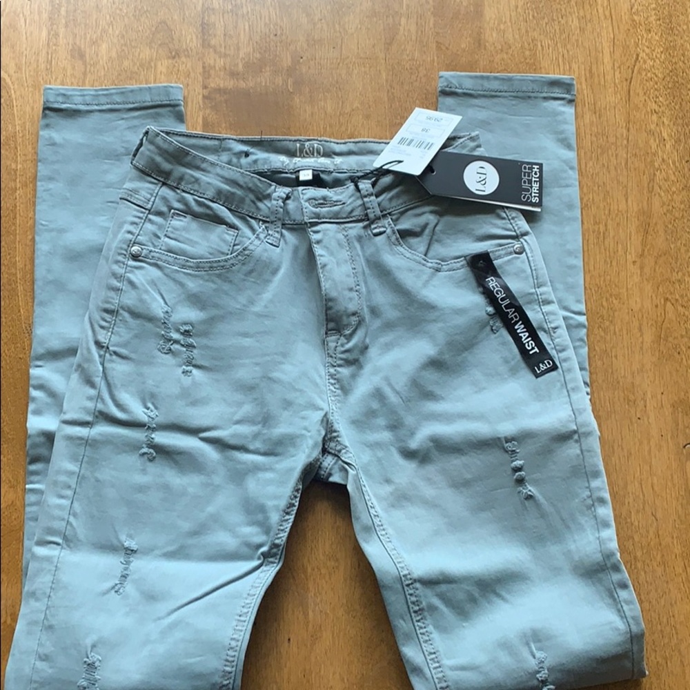 European semi-destroyed Jean
